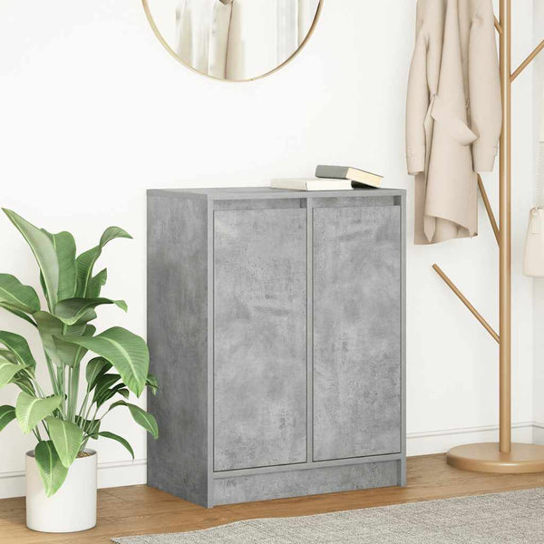 Betongraue Kommode Luize 57x34x76cm (Holz)