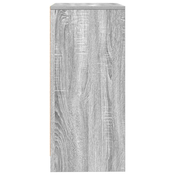 Graues Sideboard Luize 57x34x76cm (Holz)