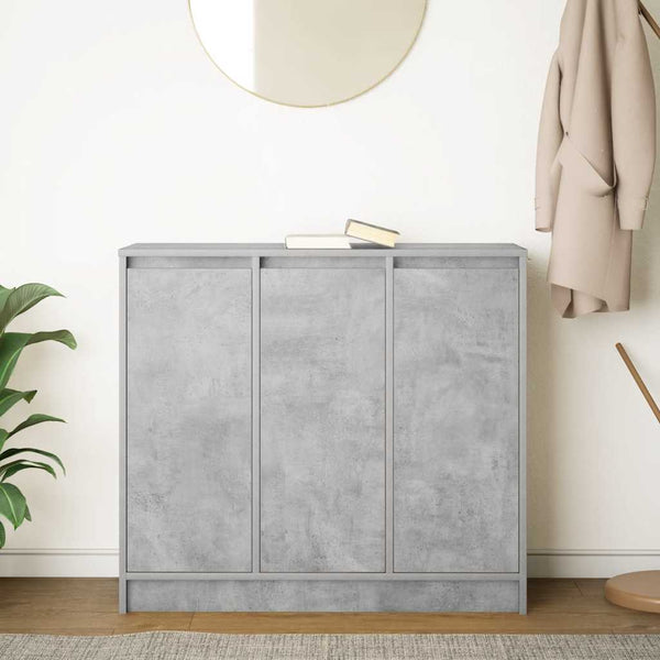 Betongraue Kommode Dura 85x34x76cm (Holz)