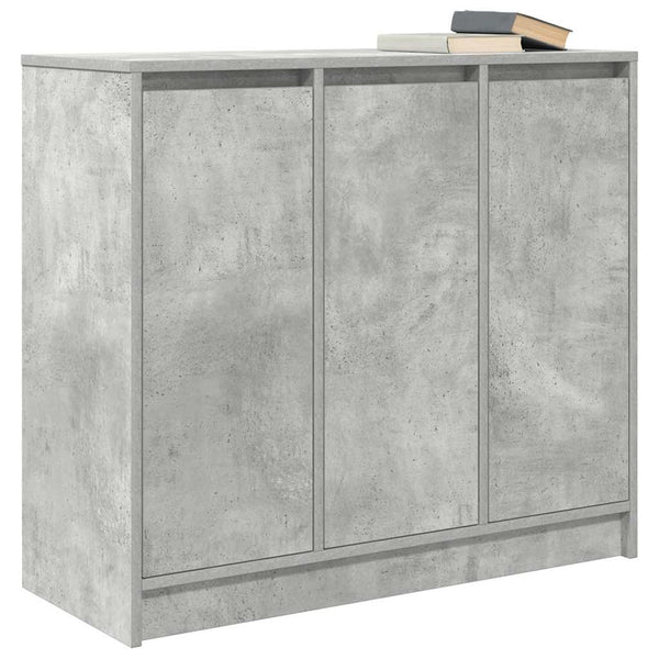 Betongraue Kommode Dura 85x34x76cm (Holz)
