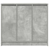 Betongraue Kommode Dura 85x34x76cm (Holz)