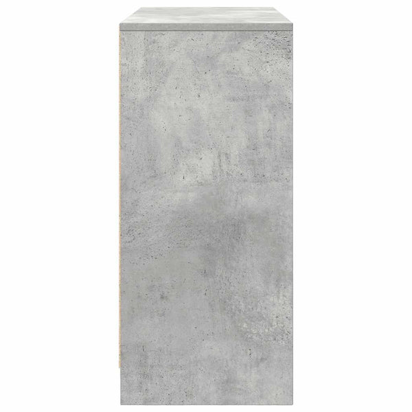 Betongraue Kommode Dura 85x34x76cm (Holz)