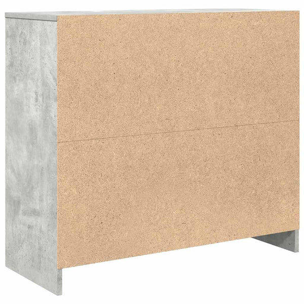 Betongraue Kommode Dura 85x34x76cm (Holz)