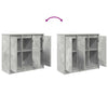Betongraue Kommode Dura 85x34x76cm (Holz)