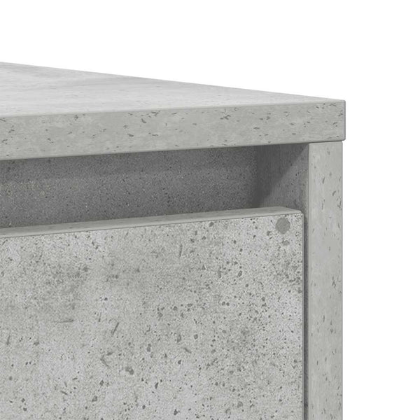 Betongraue Kommode Dura 85x34x76cm (Holz)