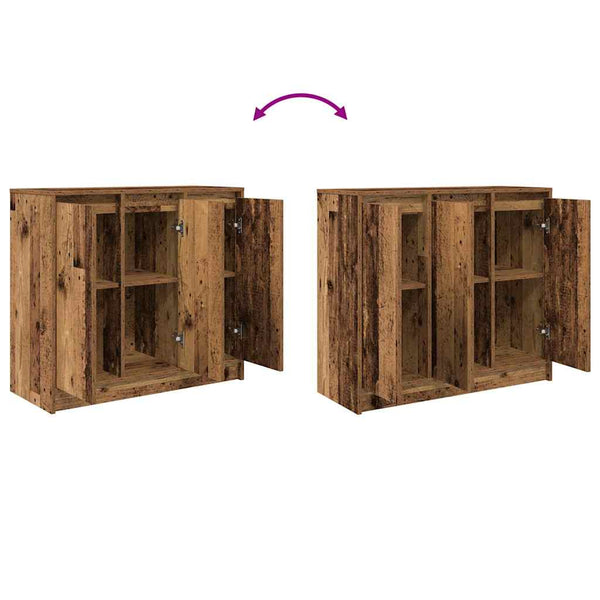 Altes Holz-Sideboard Dura 85x34x76cm (Holz)