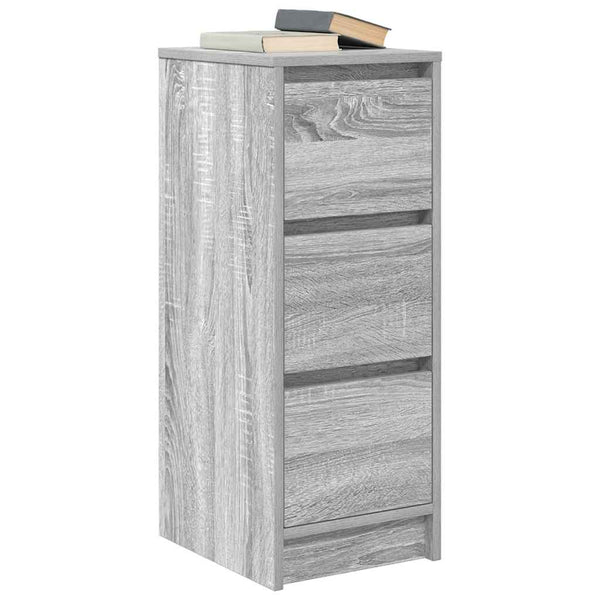 Harmaa senkki Hanzi 29,5x34x76cm (puinen)