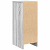 Harmaa senkki Hanzi 29,5x34x76cm (puinen)