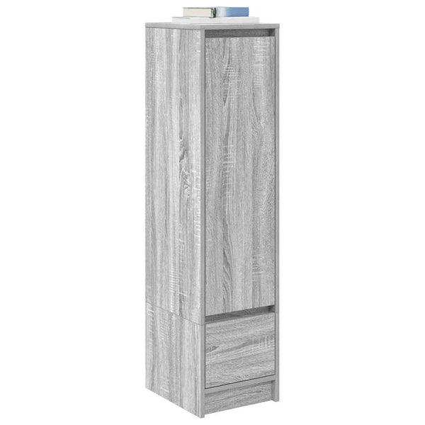 Harmaa kaappi Imiron 29,5x34x119,5cm (puinen)