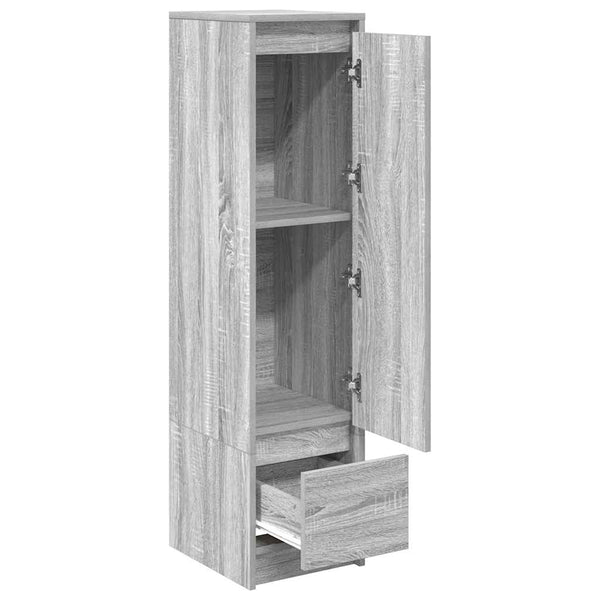 Harmaa kaappi Imiron 29,5x34x119,5cm (puinen)