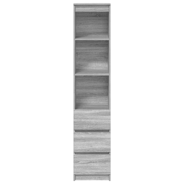 Harmaa kaappi Teonica 37,5x35x180cm (puinen)
