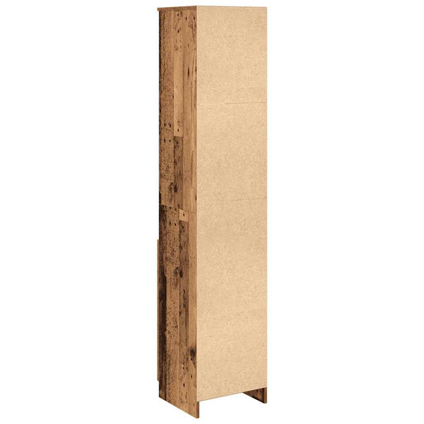 Vanha puu kaappi Haden 37,5x35x180cm (puinen)