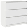 Weißes Sideboard Stanut 80x35x76cm (Holz)