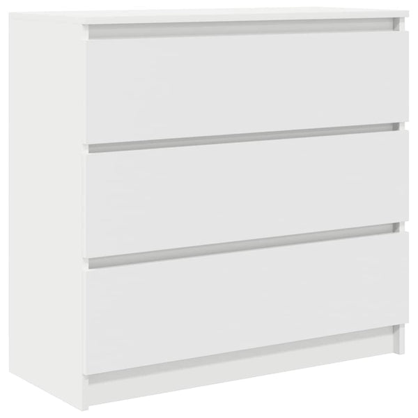 Weißes Sideboard Stanut 80x35x76cm (Holz)
