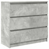 Kommode Stanut 80x35x76cm in Betonoptik (Holz)