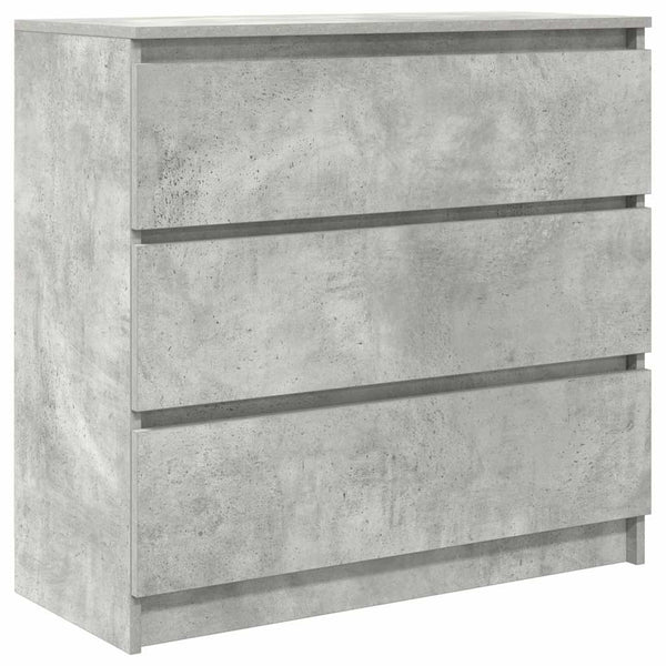 Kommode Stanut 80x35x76cm in Betonoptik (Holz)