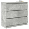 Kommode Stanut 80x35x76cm in Betonoptik (Holz)