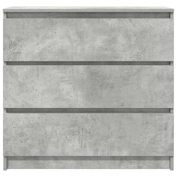 Kommode Stanut 80x35x76cm in Betonoptik (Holz)