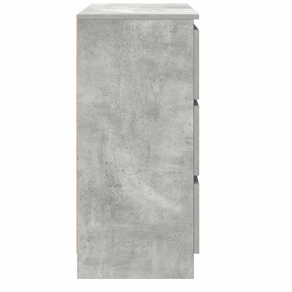 Kommode Stanut 80x35x76cm in Betonoptik (Holz)