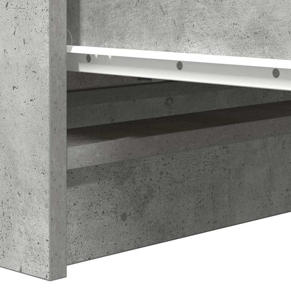 Kommode Stanut 80x35x76cm in Betonoptik (Holz)