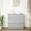 Graues Sideboard Stanut 80x35x76cm (Holz)