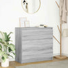 Graues Sideboard Stanut 80x35x76cm (Holz)
