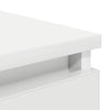 Weißes Sideboard Piscolt 37,5x35x76cm (Holz)