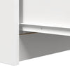 Weißes Sideboard Piscolt 37,5x35x76cm (Holz)