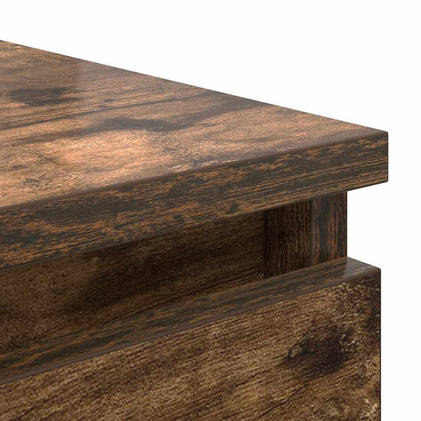 Ablageregister PISCOLT aus Räuchereiche, 37,5x35x76 cm (Holz)