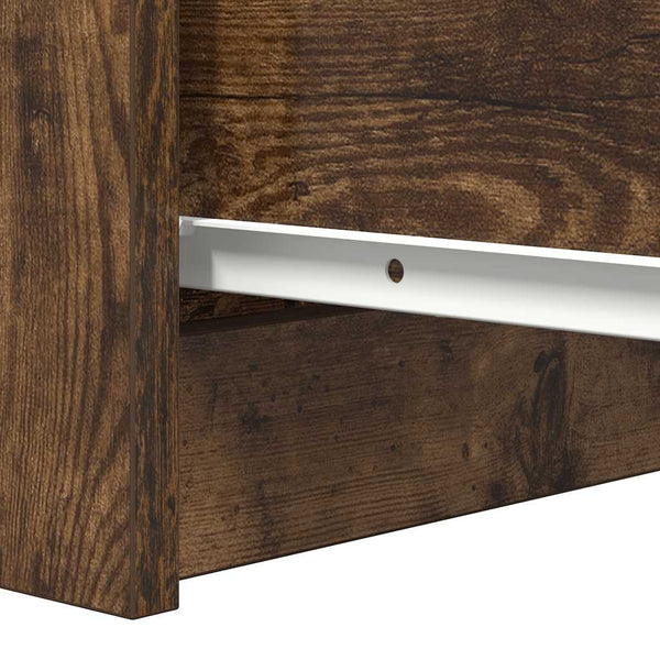 Ablageregister PISCOLT aus Räuchereiche, 37,5x35x76 cm (Holz)