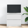 Valkoinen tv-kaappi Dung 60x35x54cm (engineered wood)