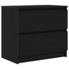 Musta tv-taso Dung 60x35x54cm (puinen)