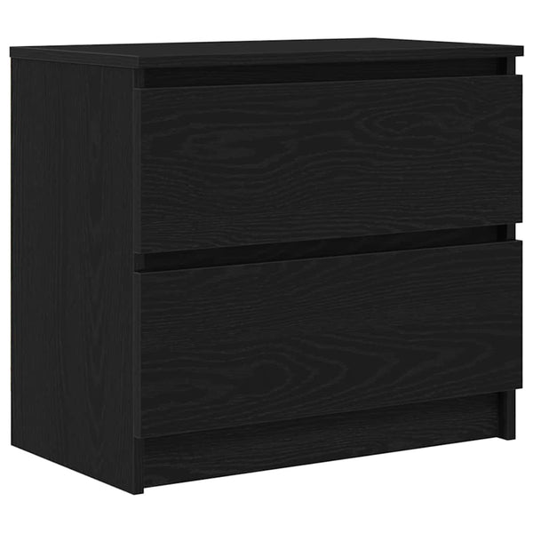 Musta tv-taso Dung 60x35x54cm (puinen)