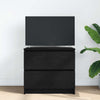 Musta tv-taso Dung 60x35x54cm (puinen)