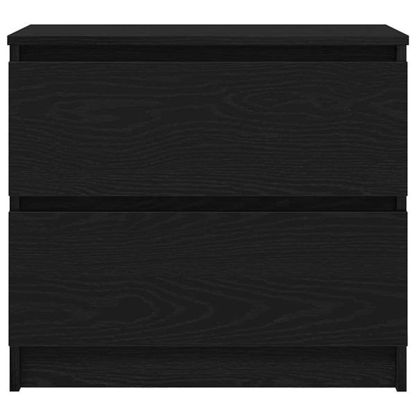 Musta tv-taso Dung 60x35x54cm (puinen)