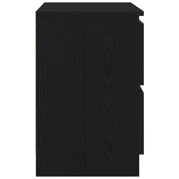 Musta tv-taso Dung 60x35x54cm (puinen)