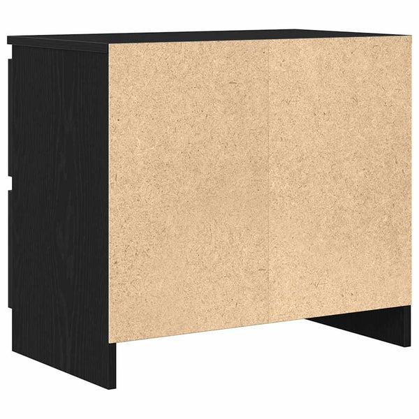 Musta tv-taso Dung 60x35x54cm (puinen)