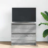 Graues TV-Möbel Dung 60x35x54cm (Holz)