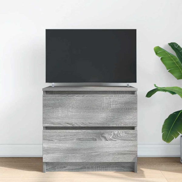 Graues TV-Möbel Dung 60x35x54cm (Holz)