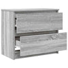 Graues TV-Möbel Dung 60x35x54cm (Holz)
