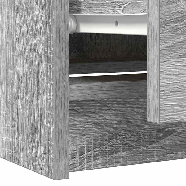 Graues TV-Möbel Dung 60x35x54cm (Holz)