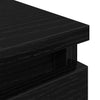 Schwarzer TV-Schrank Dung 80x35x54cm (Holz)