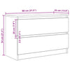 TV-Schrank Sonoma Eiche Dung 80x35x54cm (Holz)