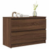 Brauner Eiche TV-Ständer Dung 80x35x54cm (Holz)