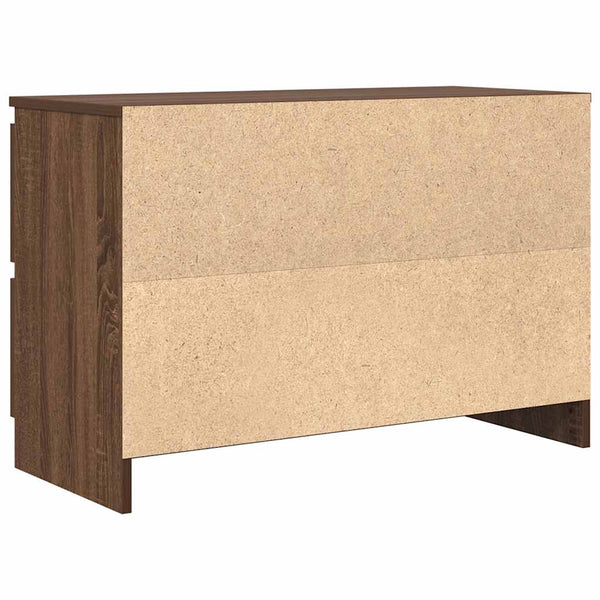 Brauner Eiche TV-Ständer Dung 80x35x54cm (Holz)