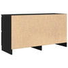 Schwarzes TV-Möbel Dung aus Holz 100x35x54cm