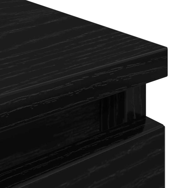 Schwarzes TV-Möbel Dung aus Holz 100x35x54cm