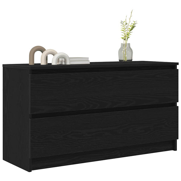 Dung TV-Möbel schwarz 100x35x54cm (Holz)