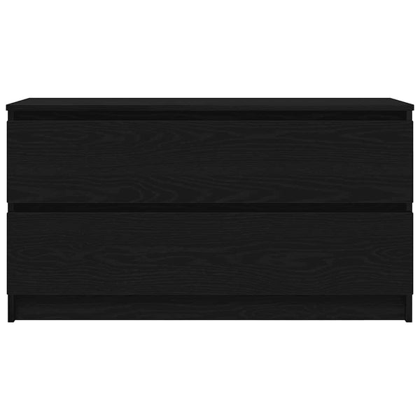 Dung TV-Möbel schwarz 100x35x54cm (Holz)