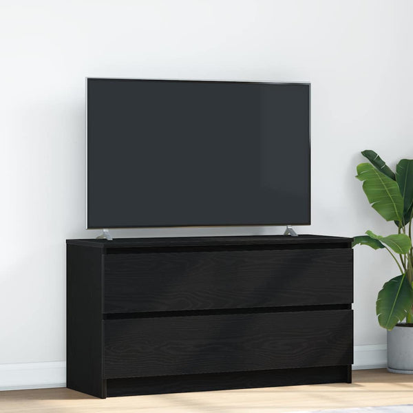 Dung TV-Möbel schwarz 100x35x54cm (Holz)